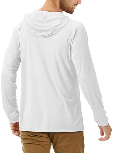 Roadbox Mens Fishing Sun Hoodie, Long Sleeve UPF 50+ UV Protection Shirts - Image 3