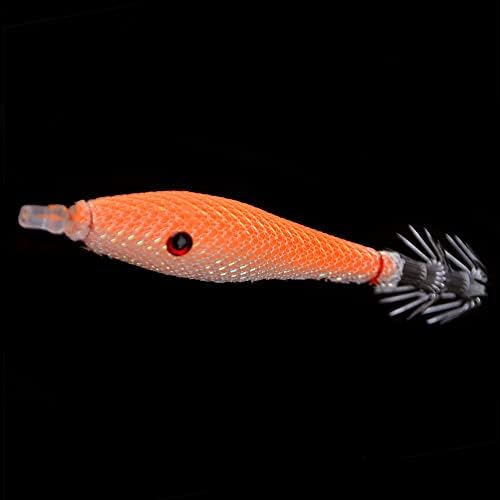 5pcs Luminous Squid Jigs Saltwater, Octopus Squid Jigs Night Fishing Lures - Image 6