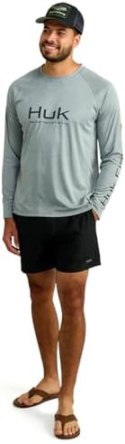 HUK Men's Pursuit Vented Long Sleeve Fishing Shirt (+30 UPF) - Image 2