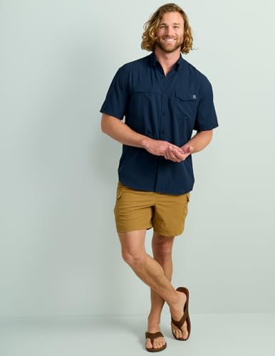 HUK Men's Tide Point Kc Scott Original Artwork Short Sleeve Shirt, Fishing Button Down - Image 2