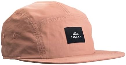 Tillak Wallowa Camp Hat, Lightweight Nylon 5 Panel Cap with Snap Closure by Tillak