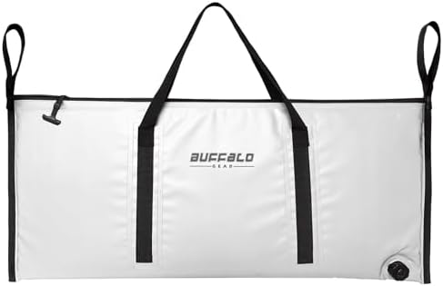 Buffalo Gear Insulated Fish Cooler Bag Portable Fish Kill Bag Keep Ice-cold More Than 48 Hours by BuffaloGear