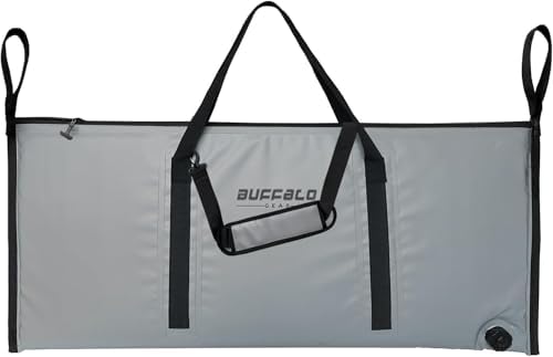 Buffalo Gear Insulated Fish Cooler Bag Portable Fish Kill Bag Keep Ice-cold More Than 48 Hours by BuffaloGear