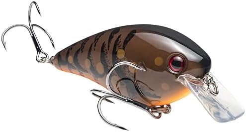 Strike King KVD 1.5 Hard Knock Fishing Lure, 3/8 oz, 3D Lifelike Eyes by StrikeKing