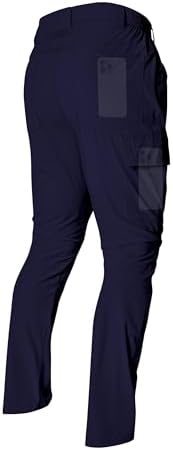 Men's Lightweight Hiking Cargo Pants Waterproof Quick Dry Travel Climbing Camping Fishing Mens Work Pants Outdoor by LINLANG+EN