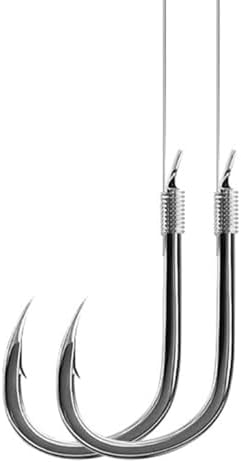 AMHDV Pre Tied Fishing Hooks on Line, Small Fish Hook with Leaders (Pack of 20) by AMHDV