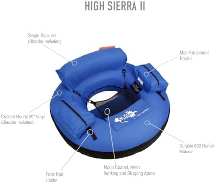 High Sierra II Inflatable Float Tube for Fishing and Angling by Caddis Sports - Image 2