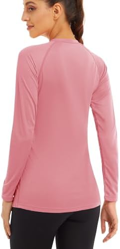 MAGCOMSEN Women's Long Sleeve Shirts UPF 50+ Sun Protection Shirts for Hiking Fishing Workout Rash Guard - Image 2