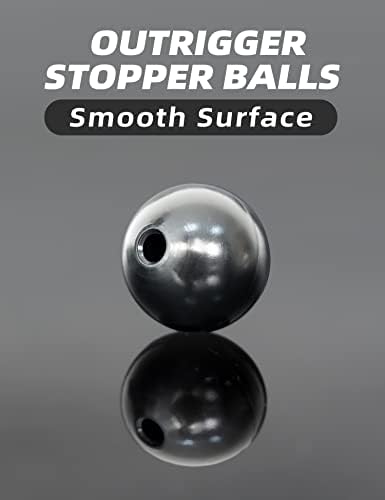 BLUEWING Outrigger Ball Stops 2pcs Fishing Rigging Plastic Pair Outrigger Line Ball Stoppers - Image 5