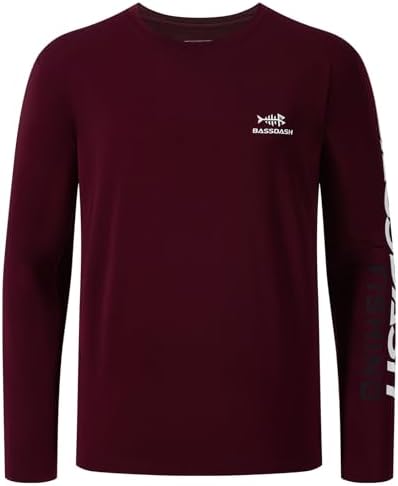 BASSDASH Fishing T Shirts for Men UV Sun Protection UPF 50+ Long Sleeve Tee T-Shirt - Image 4