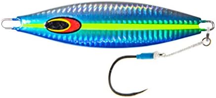 Nomad Design The Buffalo Flash Fall Slow Pitch Jig, with Super Strong and Sharp BKK Assist Hook by NomadDesign