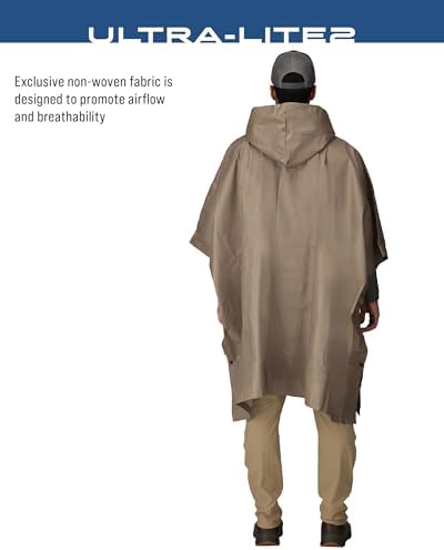 FROGG TOGGS Ultra-lite2 Waterproof Rain Poncho, Breathable and Reusable - Image 3
