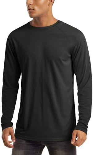 MAGCOMSEN Men's Long Sleeve Shirts UPF 50+ UV Sun Protection Athletic Shirts for Hiking Running Workout Rash Guard by MAGCOMSEN