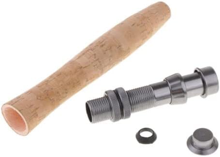 TEAMWILL Fly Fishing Rod Handle Composite Cork Grip Rod Building and Seat Set by Unknown