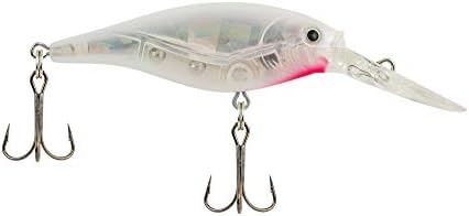 Berkley Flicker Shad Fishing Lure, Flashy Pearl, 1/2 oz, 3 1/2in | 9cm Crankbaits, Size, Profile and Dive Depth Imitates Real Shad, Equipped with Fusion19 Hook by Berkley