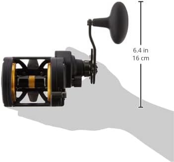 Penn Fathom II Star Drag Conventional Fishing Reel, Black Gold, 25N - Image 4