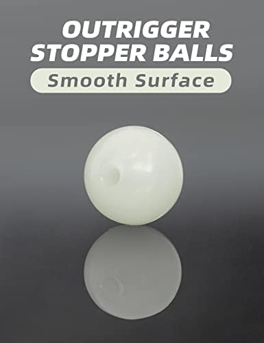 BLUEWING Outrigger Ball Stops 2pcs Fishing Rigging Plastic Pair Outrigger Line Ball Stoppers - Image 4