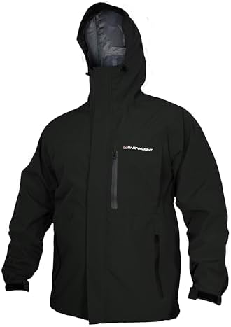 Paramount Outdoors Gale Rain Jacket Men's Waterproof Breathable Fishing Jacket with hood, taped seams by ParamountOutdoors