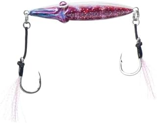 Squidlord Jig - Scarlet Glow - Slow Pitch Squid Jig with Glow - Image 2