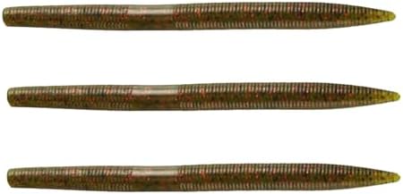 Moose Baits 5" Stickbaits | Worms for Bass Fishing - Premium Stick Bait, Wacky Worms/Soft Plastic Largemouth Bass Rubber Worms, Fishing Worms Perfect for Bass Fishing Kit - Image 3