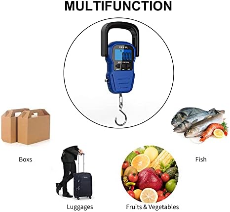 HEETA Fish Scale Digital Fishing Luggage Weight Scale with Measuring Tape - Image 6