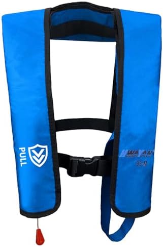 Manual Inflatable Life Jacket for Adults| Supports up to 330 lbs by VOGUCCLO