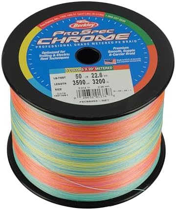 Berkley ProSpec Chrome Braided Fishing Line by Berkley