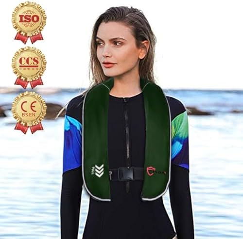 Automatic Inflatable Life Jacket|Life Vest for Adults|PFD Low Profile|Supports up to 330 lbs(YSH701) - Image 5