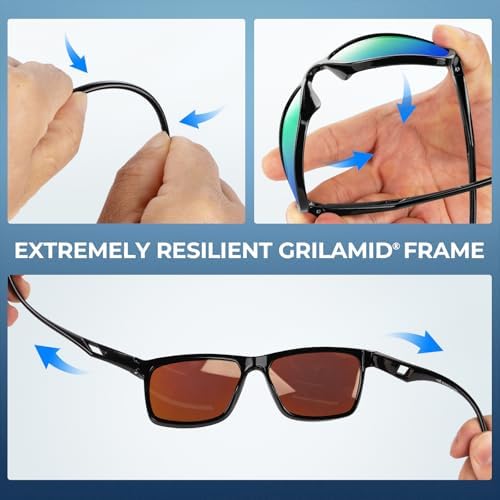 KastKing FlatRock Polarized Sport Sunglasses for Men & Women, UV Protection - Image 6
