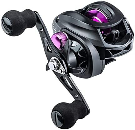 Baitcaster Reel, Fishing Reel, Magnet Braking System, 17.6 LB Max Drag, 7.2:1 and 6.3:1 Gear Ratio by Lacusmall