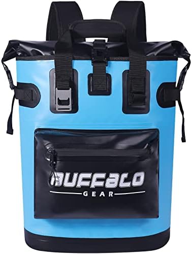 Buffalo Gear Cooler Backpack18L,30L Leakproof Camping Backpack Cooler Insulated Cooler for Picnic Beach Hiking Park Fishing by BuffaloGear