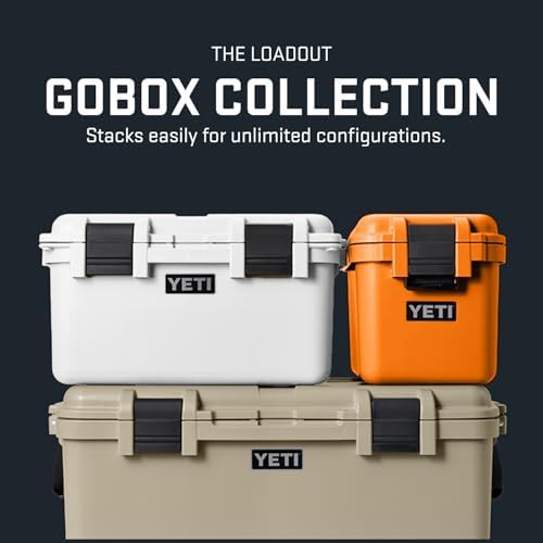 YETI LoadOut GoBox Collection, Divided Waterproof Cargo Case, Dry Box, Camera Case, Fishing Tackle Box - Image 4