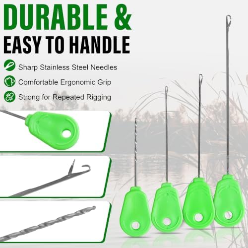 Carp Fishing Bait Rig Tool Kit 7 in 1 Baiting Rigging Needle Set - Image 3