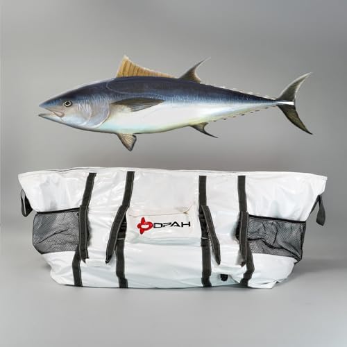 Opah Gear Fathom 7 Insulated Fish Kill Cooler Bag for Cow Tuna, 82' L x 30' W x 36' H, Heavy Duty, Marine-Grade Vinyl, UV Resistant, Camping & Fishing - Image 2