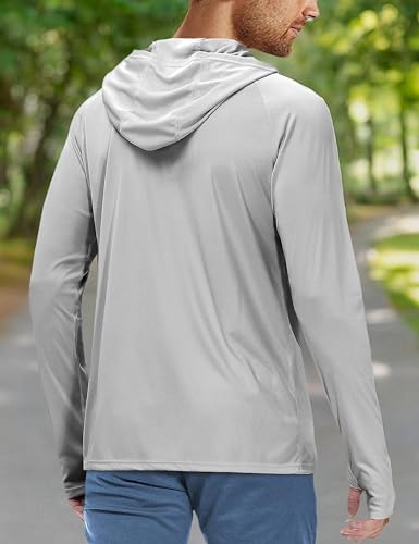 Roadbox Mens Fishing Sun Hoodie, Long Sleeve UPF 50+ UV Protection Shirts - Image 6
