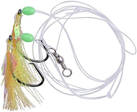 Shaddock Fishing Bait Rigs Saltwater with Sharp Hooks for Flounder Halibut by Shaddock+Fishing