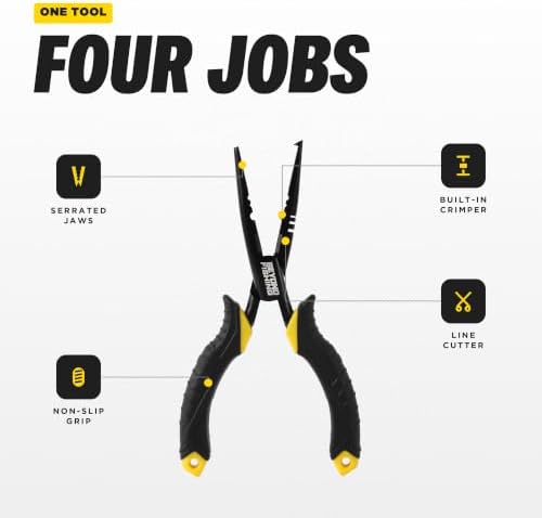 Beyond Fishing 7" Needle Nose Fishing Pliers with Line Cutter & Crimper - Image 2
