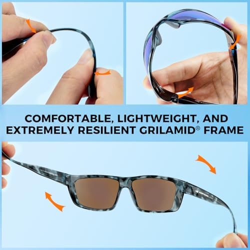 KastKing Huzzah Polarized Sport Sunglasses for Men and Women, Wrap Design - Image 6