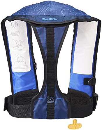 BLUESTORM Stratus 35 Inflatable Life Jacket PFD for Adults | US Coast Guard (USCG) Approved Automatic Self Inflating Life Vest Preserver with Manual Ripcord - Image 2