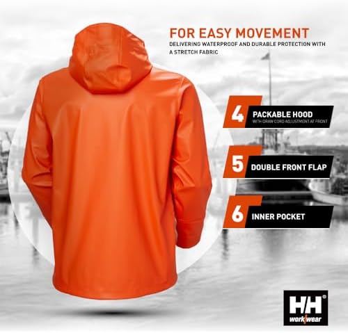 Helly Hansen Gale Men's Rain Jacket, Waterproof, Stretch Fit, Hiking Jacket - Image 6