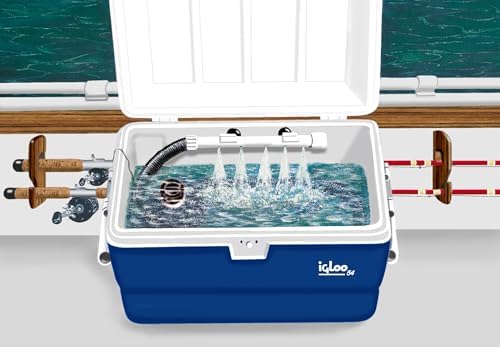 Marine Metal Super Saver Live Well Bait System & Aerator Kit - Image 3
