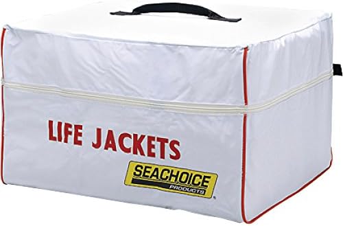Seachoice Heavy-Duty 6-Capacity Life Jacket, Nylon Storage Bag w/Carrying Handle by Seachoice