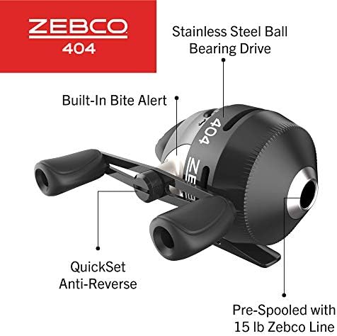 Zebco 404 Spincast Fishing Reel, - Image 3