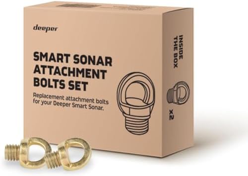 Smart Sonar Attachment Bolts Set by Deeper