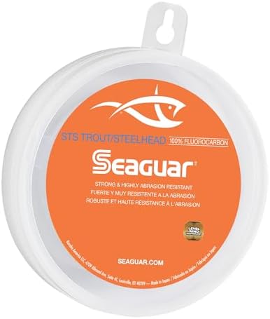 Seaguar STS Trout/Steelhead Freshwater 100% Fluorocarbon Fishing Line Leader, Multiple Sizes by Seaguar