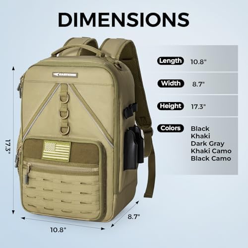 KastKing KastMate Fishing Backpack With 2 Rod Holders, Khaki - Image 6