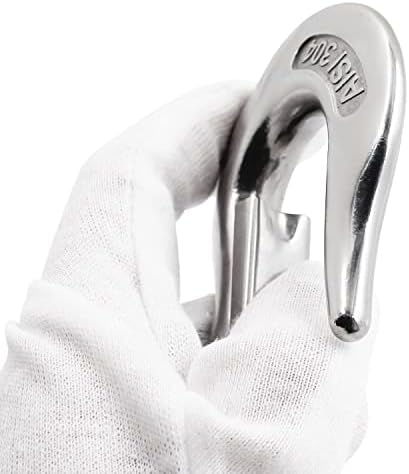 SHENGHUISS Clevis Slip Hook 304 Stainless Steel with Safety Latch, Swivel Lifting Hoisting Chain Hooks for Rigging Crane Towing Winch Wrecker ATV Trailer - Image 5