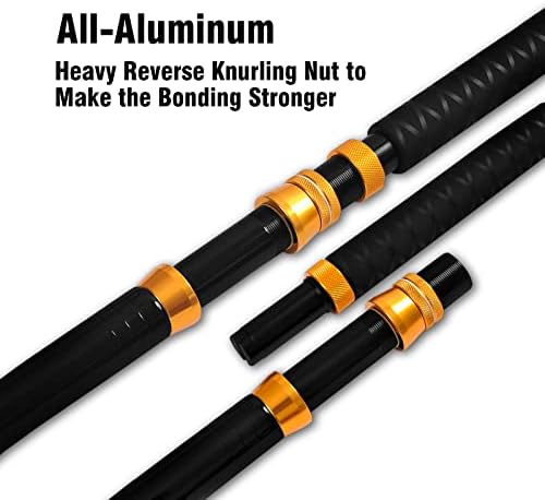 Fiblink Bent Butt Fishing Rod 2-Piece Saltwater Offshore Trolling Rod Big Game Roller Rod Conventional Boat Fishing Pole - Image 5