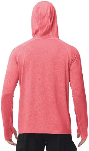 Roadbox Men's UPF 50+ Fishing Shirts, Long Sleeve UV Sun Protection Hoodie - Image 3