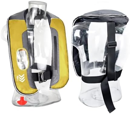 Automatic Inflatable Life Jacket,Preserver PFD for Adults,Life Vest for Adult,Supports Weight up to 330 pounds - Image 3